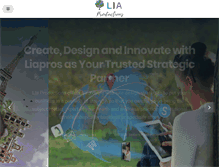 Tablet Screenshot of liaproductions.com